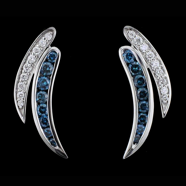 DeLeo Colored Diamond Earrings Geralds Jewelry Oak Harbor, WA