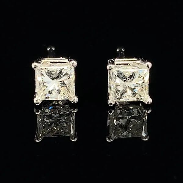 Princess Cut Diamond Stud Earrings, .75ct Total Weight Geralds Jewelry Oak Harbor, WA