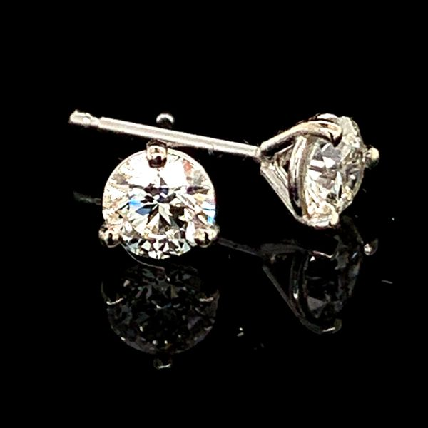 Hearts & Arrows Diamond Studs, .60Ct Total Weight Geralds Jewelry Oak Harbor, WA