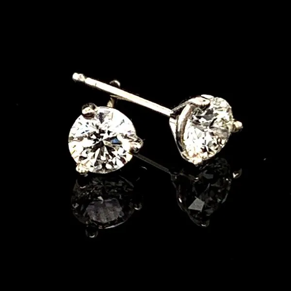 Hearts & Arrows Diamond Studs, .50Ct Total Weight Geralds Jewelry Oak Harbor, WA