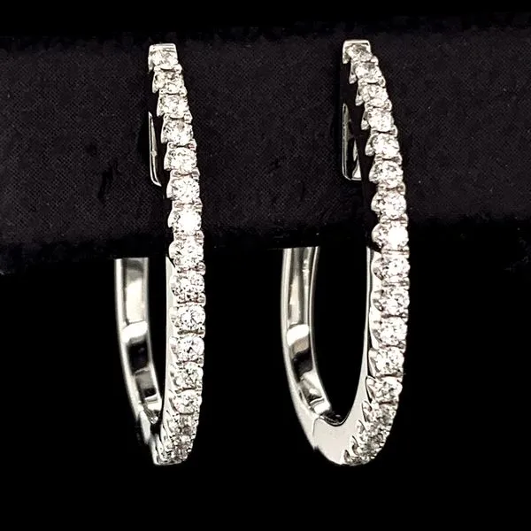 Diamond Leverback Hoop Earrings, .31Ct Total Weight Geralds Jewelry Oak Harbor, WA