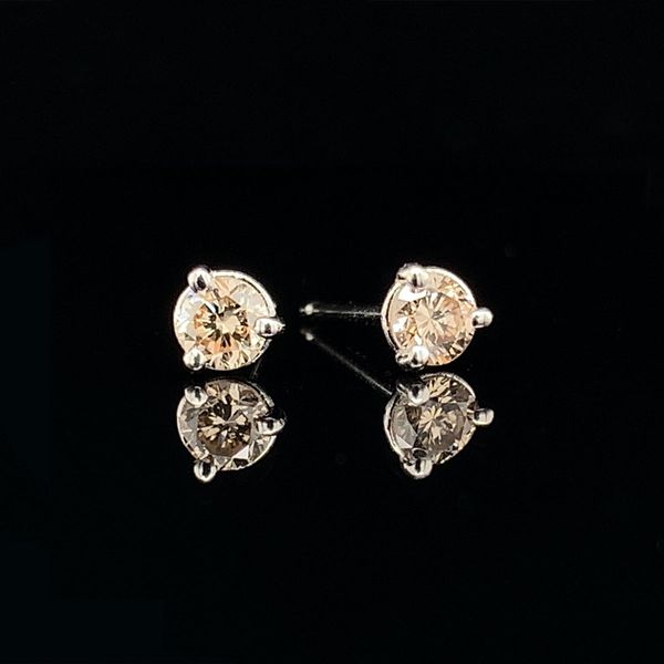 Top Light Brown Color Diamond Studs Geralds Jewelry Oak Harbor, WA