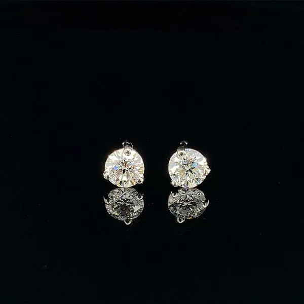 Hearts & Arrows Diamond Studs, .49ct Total Weight Geralds Jewelry Oak Harbor, WA