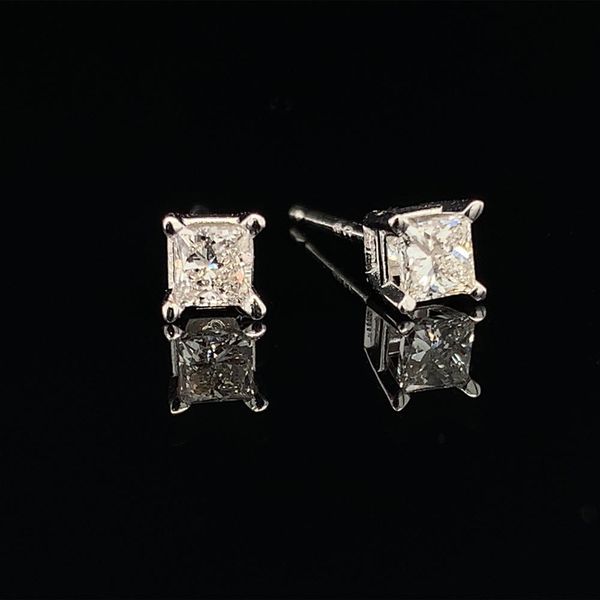 Princess Cut Diamond Stud Earrings, .33ct Total Weight Geralds Jewelry Oak Harbor, WA