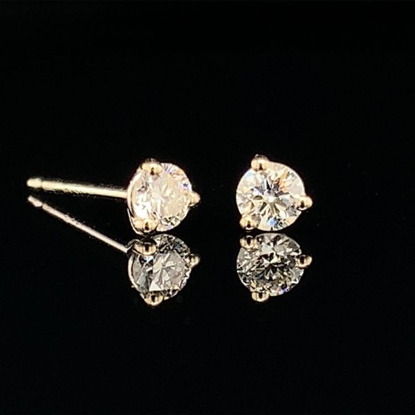 Hearts & Arrows Cut Diamond Earrings, .20cttw Geralds Jewelry Oak Harbor, WA
