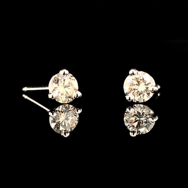 Natural Diamond Martini Stud Earrings Image 2 Geralds Jewelry Oak Harbor, WA