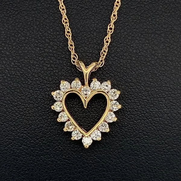 Diamond Heart Pendant Geralds Jewelry Oak Harbor, WA