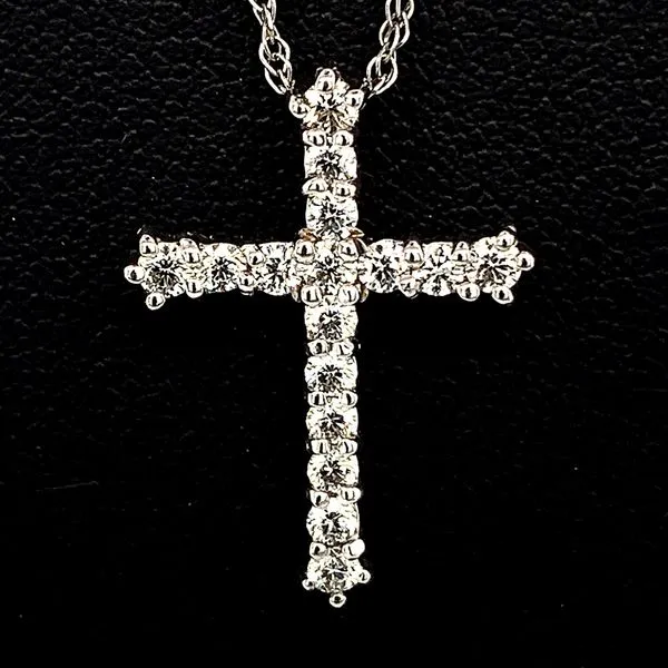 .45Ct Total Weight Diamond Cross Pendant Geralds Jewelry Oak Harbor, WA
