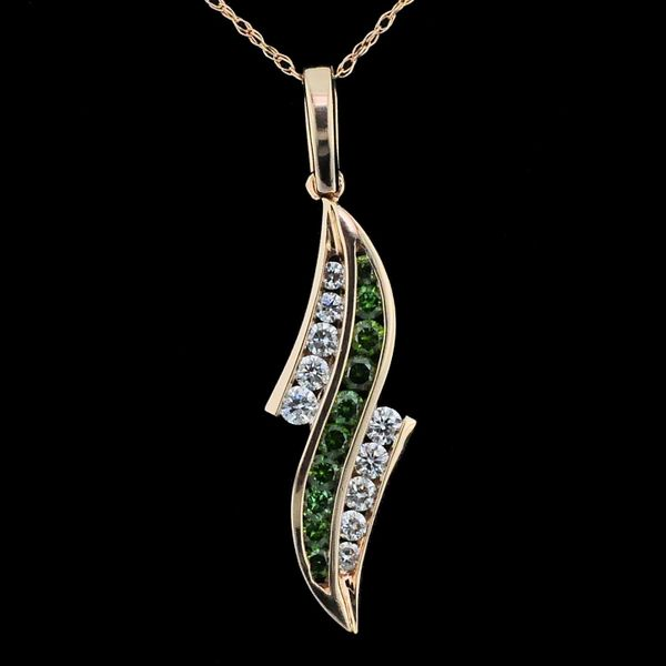 DeLeo Colored Diamond Pendant Geralds Jewelry Oak Harbor, WA