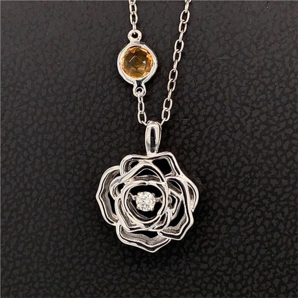 Enchanted Disney Diamond Rose Pendant Geralds Jewelry Oak Harbor, WA