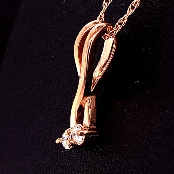 2-Stone Diamond Pendant Image 2 Geralds Jewelry Oak Harbor, WA