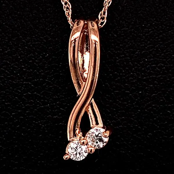 2-Stone Diamond Pendant Geralds Jewelry Oak Harbor, WA