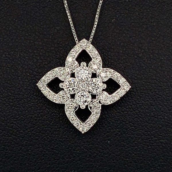 White Gold And Diamond Ladies Fashion Pendant Geralds Jewelry Oak Harbor, WA