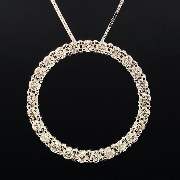 Diamond Circle Pendant, Large Geralds Jewelry Oak Harbor, WA