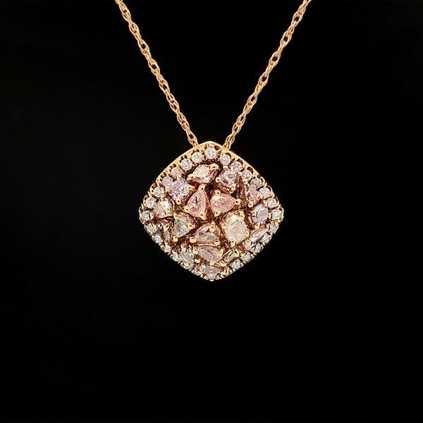 Naturally Colored Argyle Pink And White Diamond Fashion Pendant Geralds Jewelry Oak Harbor, WA