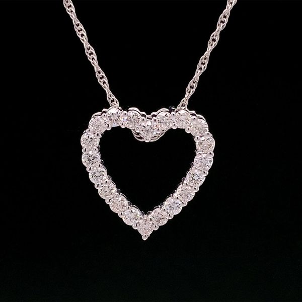 Diamond Heart Slide Pendant Geralds Jewelry Oak Harbor, WA
