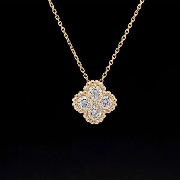 Diamond Cluster Slide Pendant Geralds Jewelry Oak Harbor, WA