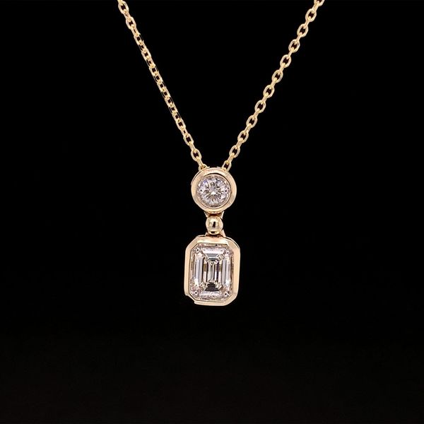 Diamond Two Stone Slide Pendant Geralds Jewelry Oak Harbor, WA