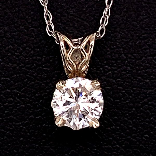 .66Ct Round Brilliant Cut Diamond Pendant Geralds Jewelry Oak Harbor, WA