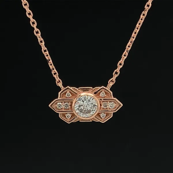Art Deco Style Diamond Station Necklace Geralds Jewelry Oak Harbor, WA