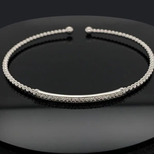 Gabriel & Co. Diamond Bangle Bracelet Geralds Jewelry Oak Harbor, WA