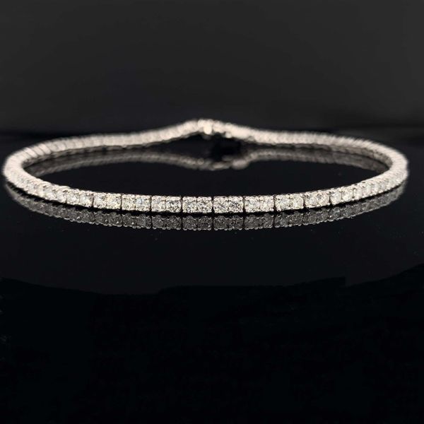 White Gold And Diamond Tennis Bracelet Geralds Jewelry Oak Harbor, WA
