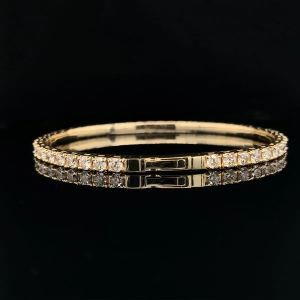 Diamond Flex Bangle Bracelet, 5.00cttw Image 2 Geralds Jewelry Oak Harbor, WA