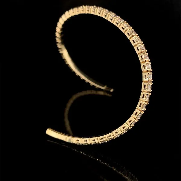 Diamond Flex Bangle Bracelet, 5.00cttw Image 3 Geralds Jewelry Oak Harbor, WA