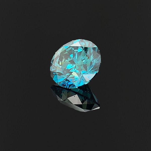 2.18Ct Hearts And Arrows Enhanced Blue Loose Diamond Image 2 Geralds Jewelry Oak Harbor, WA