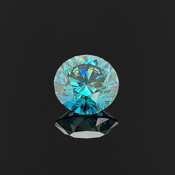 2.18Ct Hearts And Arrows Enhanced Blue Loose Diamond Geralds Jewelry Oak Harbor, WA