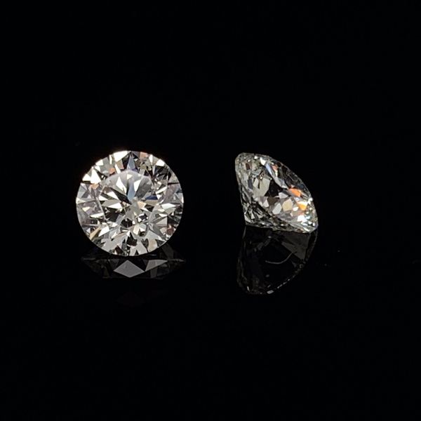 Matched Pair Of .63Ct Hearts And Arrows Round Brilliant Cut Diamonds Image 2 Geralds Jewelry Oak Harbor, WA