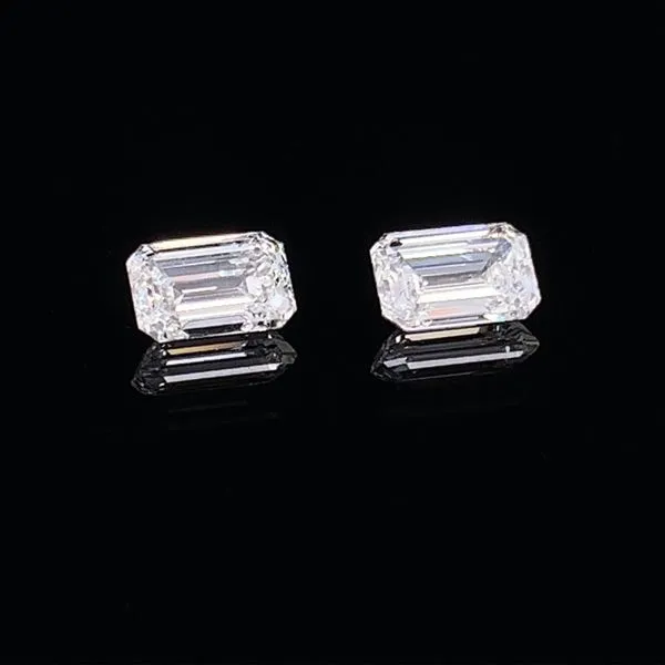 Matched Pair Of Natural Emerald Cut Loose Diamonds Geralds Jewelry Oak Harbor, WA