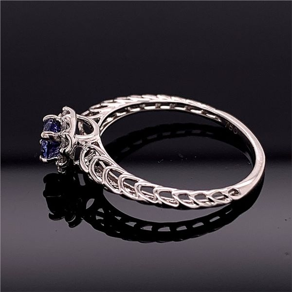 Round Tanzanite And Diamond Ring Image 3 Geralds Jewelry Oak Harbor, WA