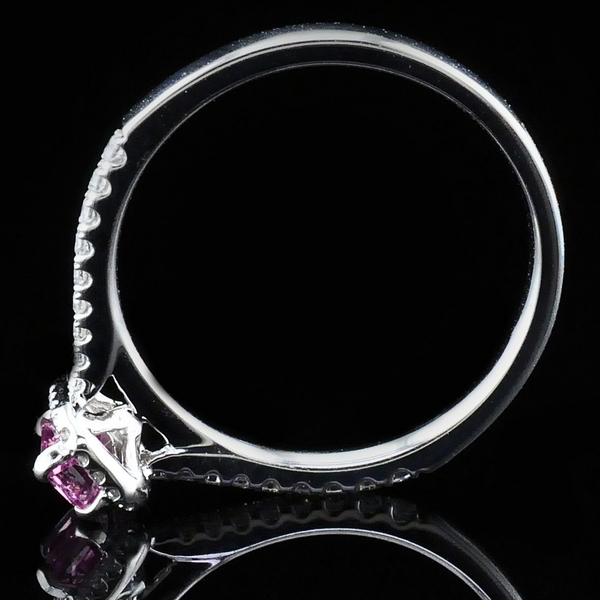Ladies Pink Sapphire and Diamond Fashion Ring Image 3 Geralds Jewelry Oak Harbor, WA