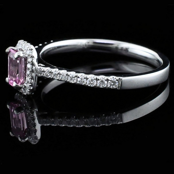 Ladies Pink Sapphire and Diamond Fashion Ring Image 2 Geralds Jewelry Oak Harbor, WA