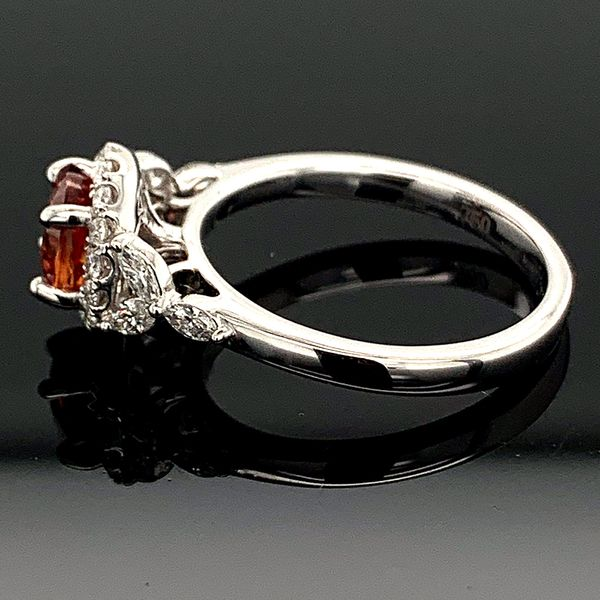 18K Fire Ruby and Diamond Ring Image 3 Geralds Jewelry Oak Harbor, WA