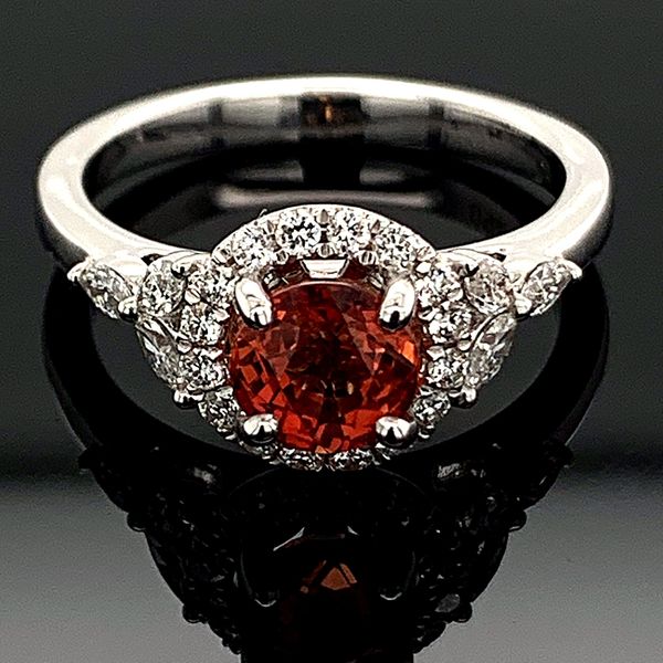18K Fire Ruby and Diamond Ring Geralds Jewelry Oak Harbor, WA