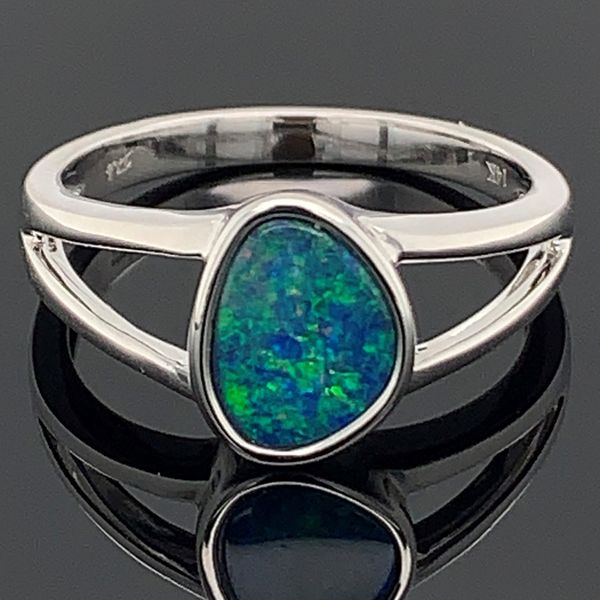 Australian Opal Doublet Ring Geralds Jewelry Oak Harbor, WA