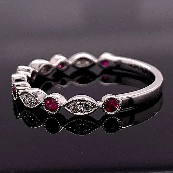 Ruby And Diamond Ladies Fashion Ring Image 2 Geralds Jewelry Oak Harbor, WA