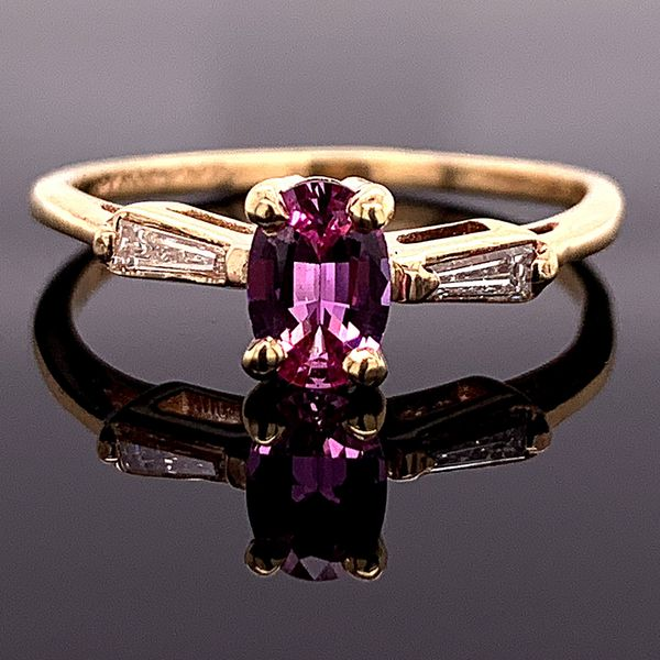 Pink Sapphire and Diamond Ring Geralds Jewelry Oak Harbor, WA