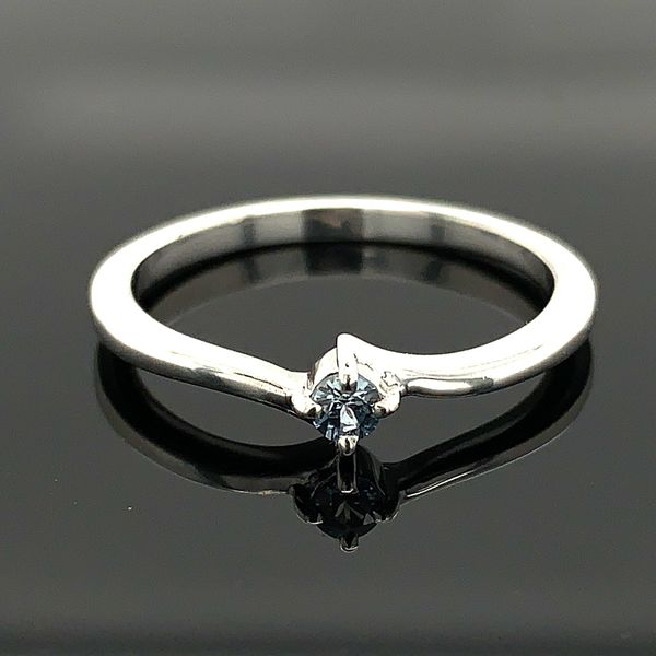 Ladies Sterling Silver And Gray Spinel Promise Ring, .08Ct Geralds Jewelry Oak Harbor, WA
