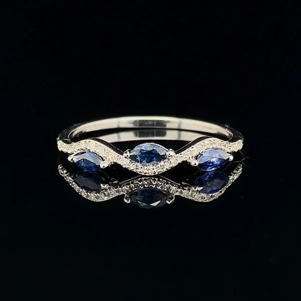 Blue Sapphire And Diamond Ladies Ring Geralds Jewelry Oak Harbor, WA