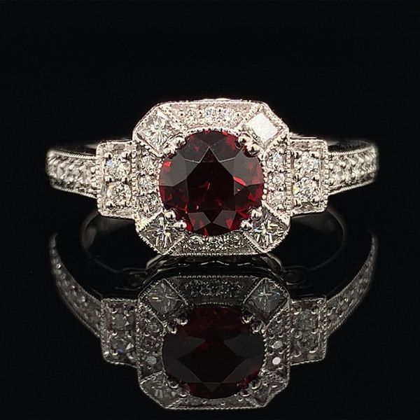 Deep Red Ring Natural Red Diamond Ring