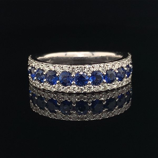 Blue Sapphire And Diamond Ladies Ring Geralds Jewelry Oak Harbor, WA