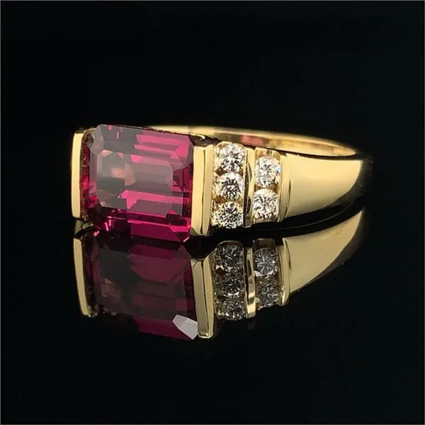 Rhodolite Garnet And Diamond Fashion Ring Image 2 Geralds Jewelry Oak Harbor, WA