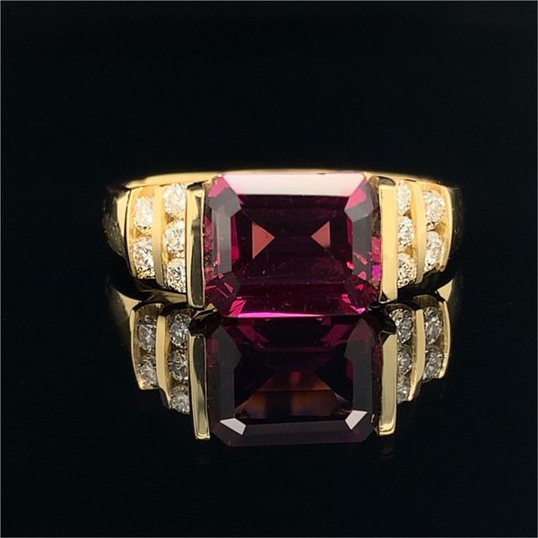 Rhodolite Garnet And Diamond Fashion Ring Geralds Jewelry Oak Harbor, WA