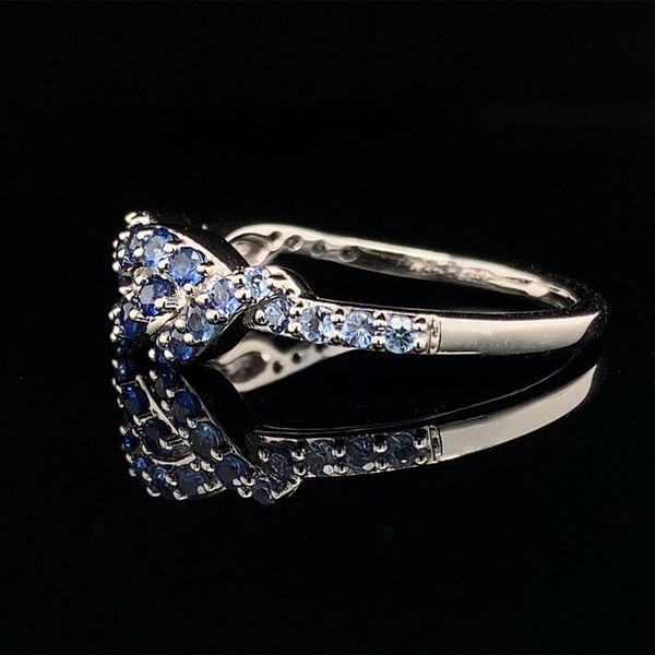 Twisted Style Sapphire Ring Image 2 Geralds Jewelry Oak Harbor, WA