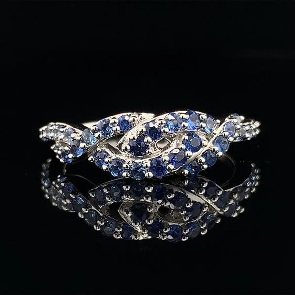 Twisted Style Sapphire Ring Geralds Jewelry Oak Harbor, WA