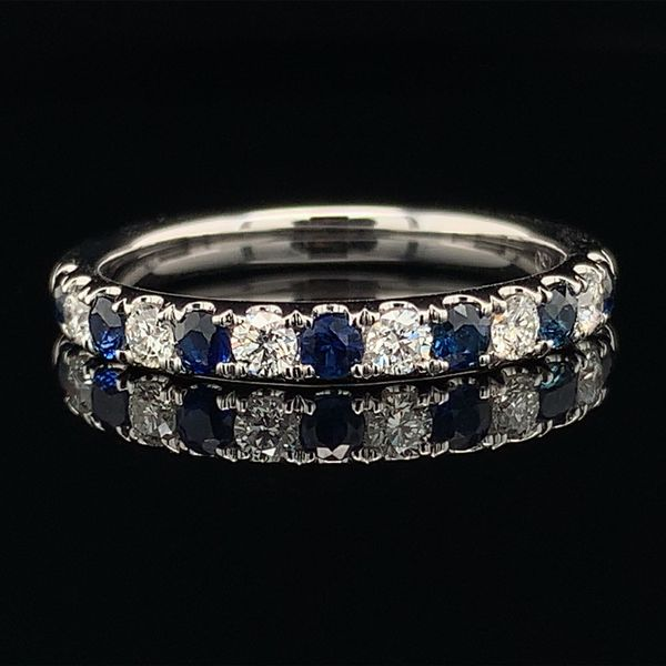 Alternating Sapphire and Diamond Ring Geralds Jewelry Oak Harbor, WA