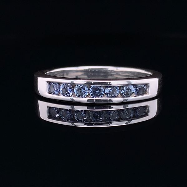 7 Stone Yogo Sapphire Channel Band Geralds Jewelry Oak Harbor, WA